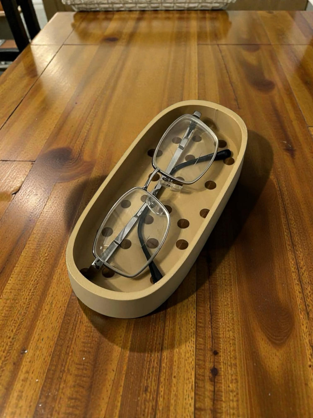 Chocolate Chip Cookie Glasses Holder – Eyewear Organizer Cute and Functional Home or Office Decor