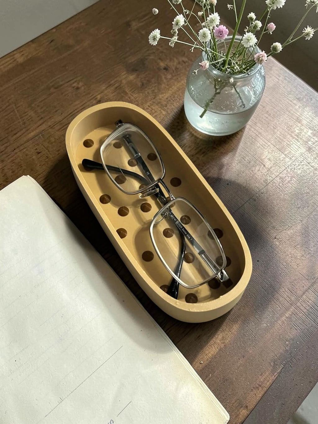 Chocolate Chip Cookie Glasses Holder – Eyewear Organizer Cute and Functional Home or Office Decor