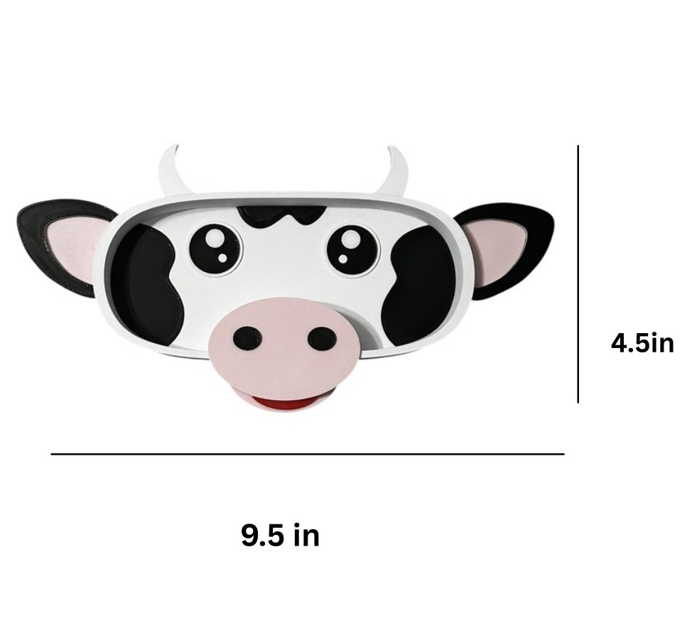 Cow Eyeglass Holder – Fun Eyewear Stand for Home, Office, or Bedroom