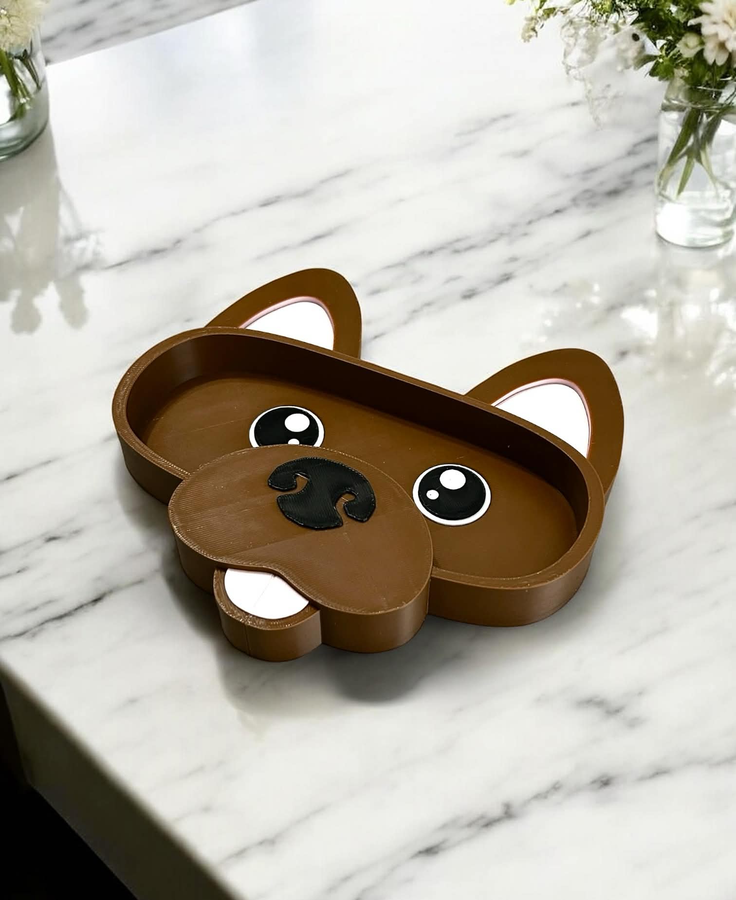 Dog Glasses Stand – Decorative Eyewear Organizer for Readers & Sunglasses Home or Office Tray