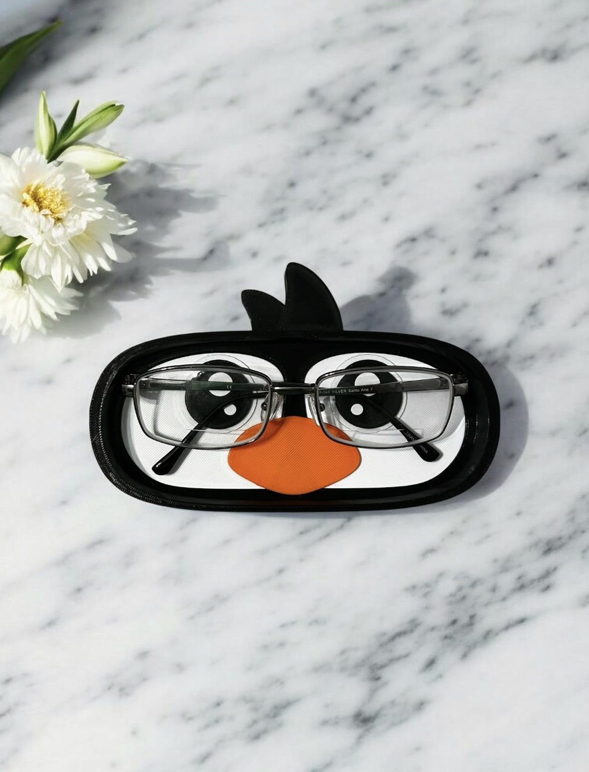 Penguin Glasses Holder - Cute Eyewear Stand for Readers & Sunglasses